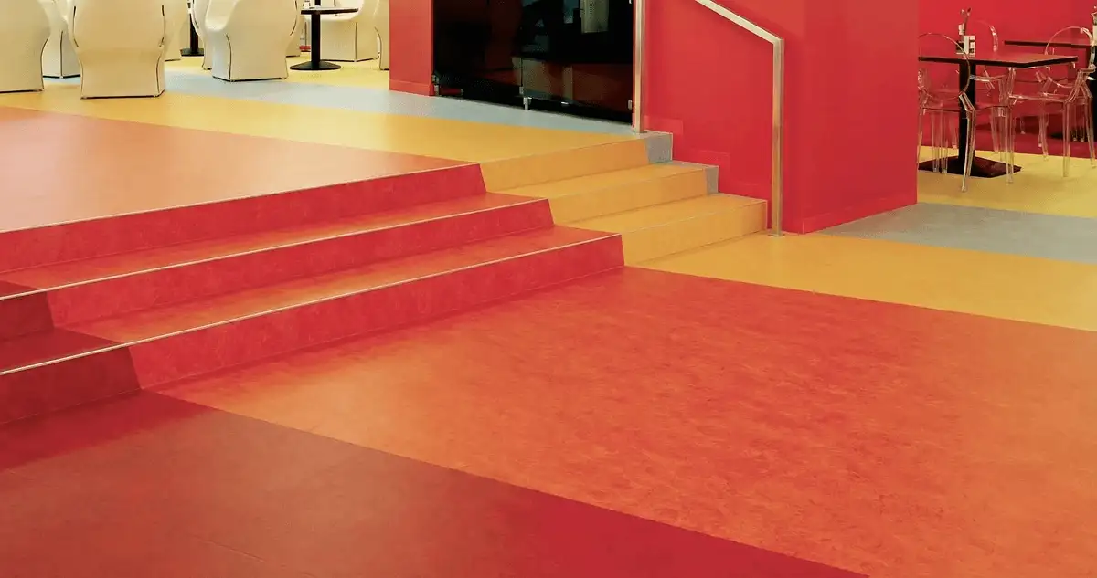 Snack bar with beautiful professionally installed linoleum flooring in Dallas, TX